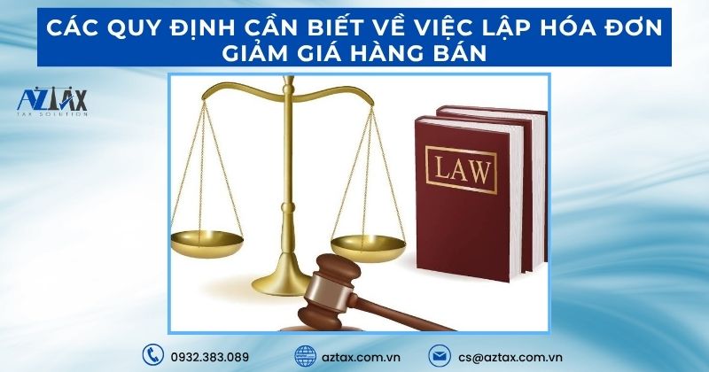 Các quy định cần biết về việc lập hóa đơn giảm giá hàng bán