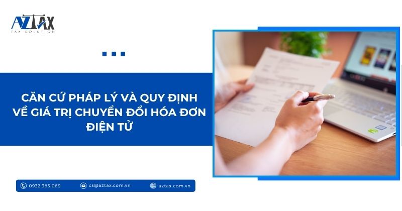 Căn cứ pháp lý và quy định về giá trị chuyển đổi HĐĐT