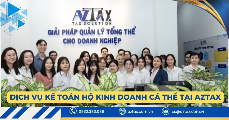 Dịch vụ kế toán hộ kinh doanh cá thể tại AZTAX