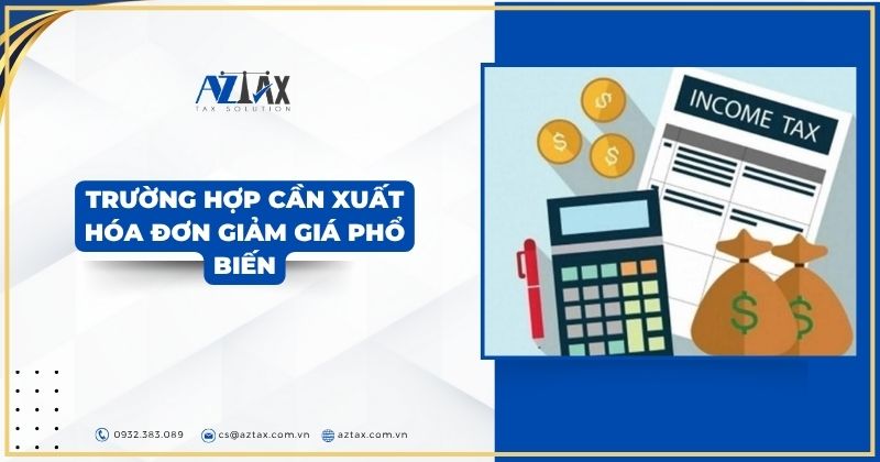 Trường hợp cần xuất hóa đơn giảm giá phổ biến