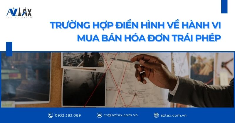 Trường hợp điển hình về hành vi mua bán hóa đơn trái phép