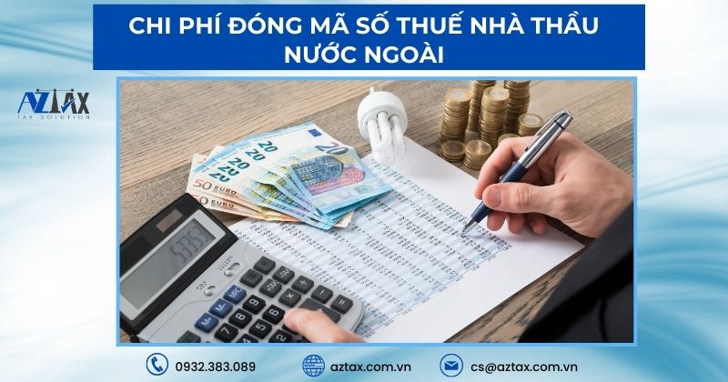 Chi phí đóng mã số thuế nhà thầu nước ngoài