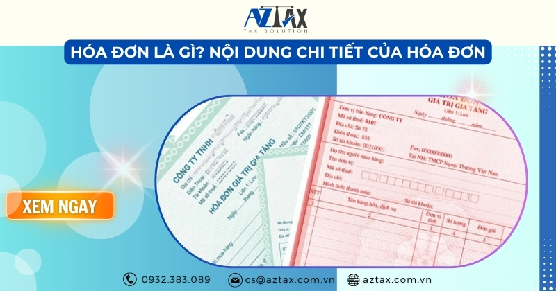 Hóa đơn là gì? Nội dung chi tiết của hóa đơn