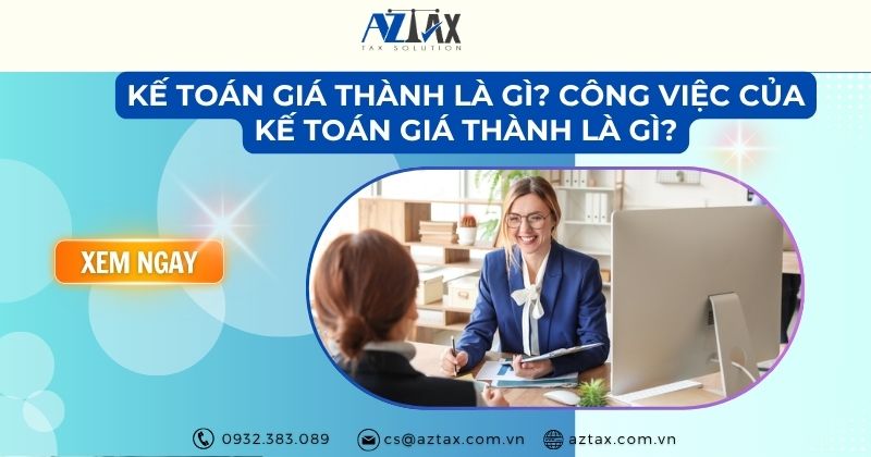 Kế toán giá thành là gì? Công việc của kế toán giá thành là gì?