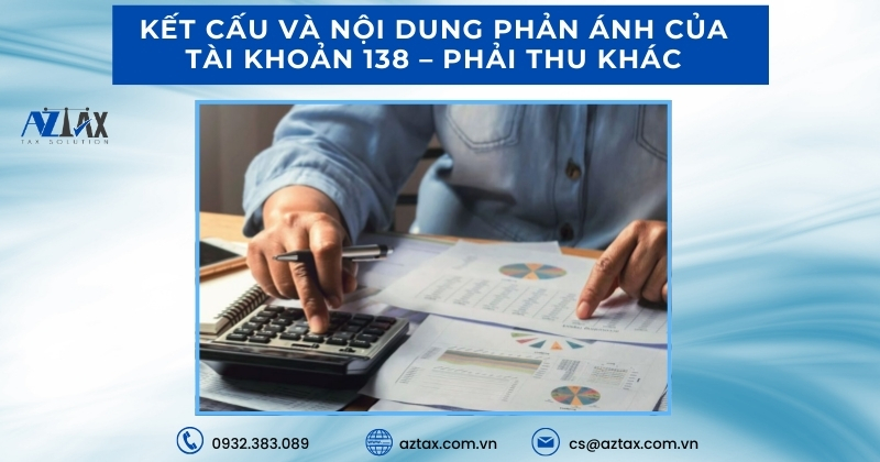Kết cấu và nội dung phản ánh của tài khoản 138 – Phải thu khác