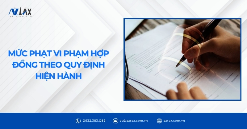 Mức phạt vi phạm hợp đồng theo quy định hiện hành