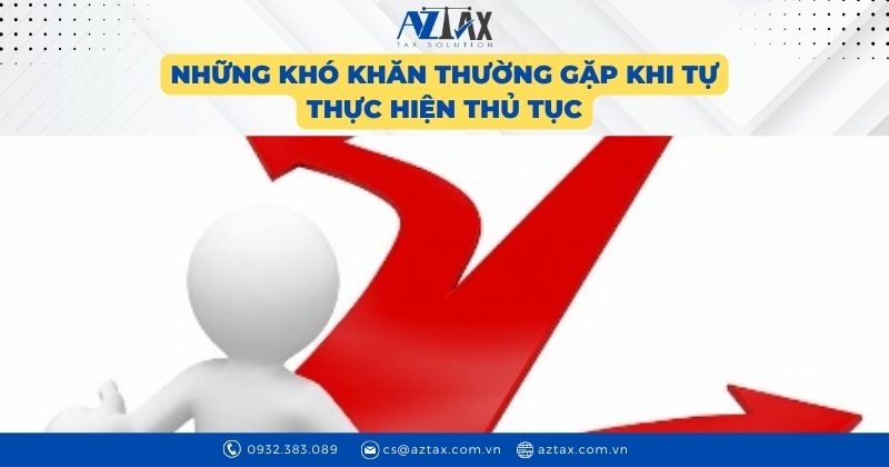 Những khó khăn thường gặp khi tự thực hiện thủ tục