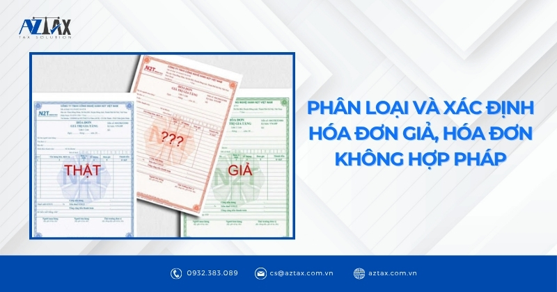 Phân loại và xác định hóa đơn giả, hóa đơn không hợp pháp