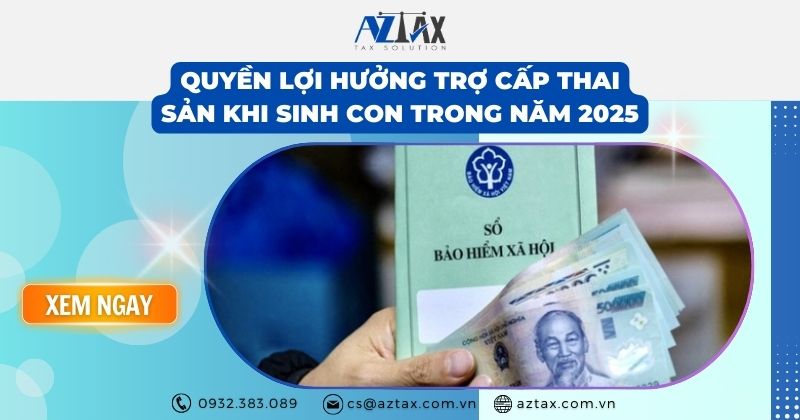 Quyền lợi hưởng trợ cấp thai sản khi sinh con trong năm 2025