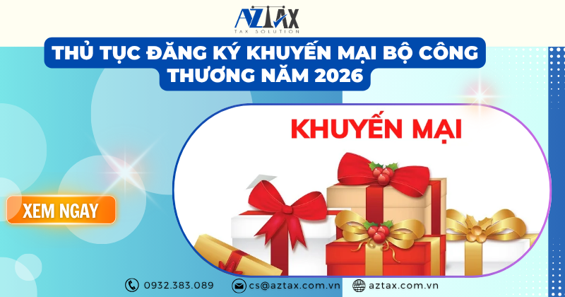 Thủ tục đăng ký khuyến mại Bộ Công Thương năm 2026