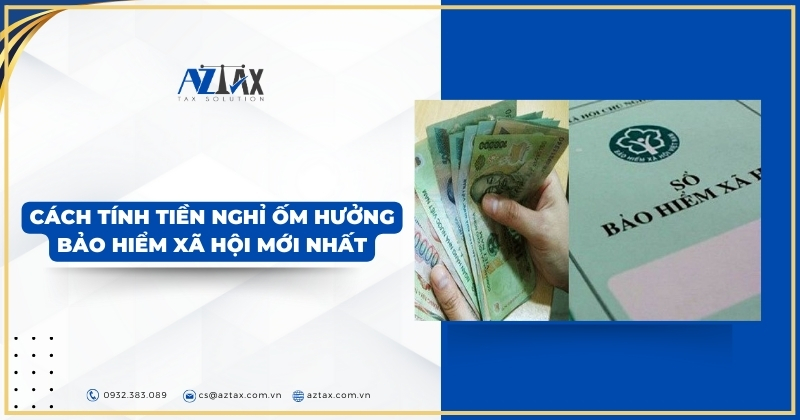Cách tính tiền nghỉ ốm hưởng bảo hiểm xã hội mới nhất