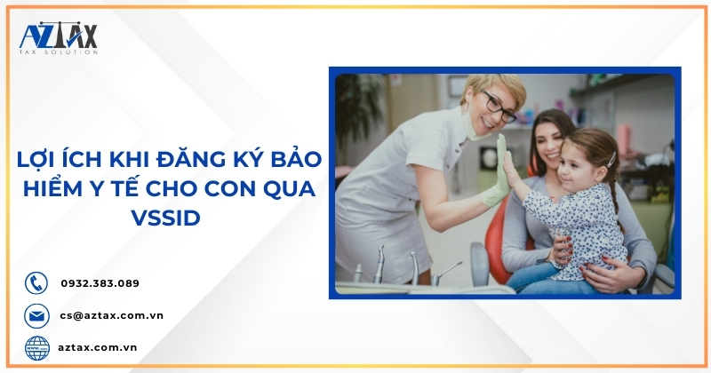 Lợi ích khi đăng ký bảo hiểm y tế cho con qua VssID