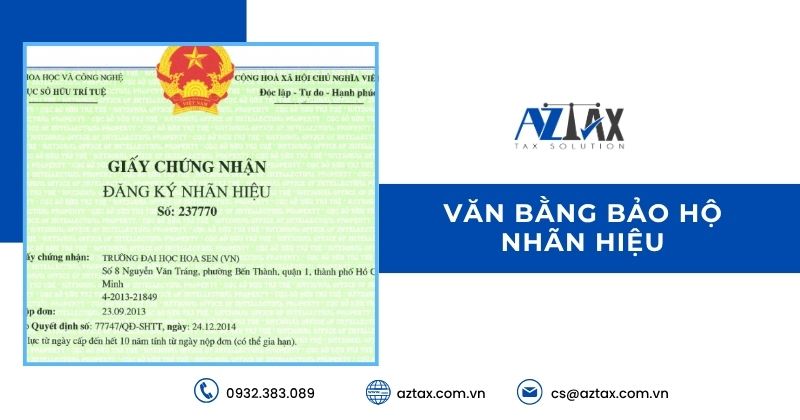 Văn bằng bảo hộ nhãn hiệu