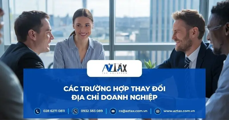 Các trường hợp thay đổi địa chỉ doanh nghiệp
