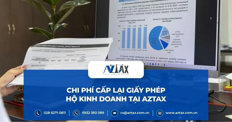 Chi phí cấp lại giấy phép hộ kinh doanh tại AZTAX