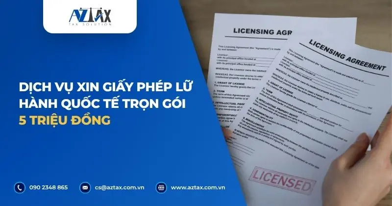 Dịch vụ xin giấy phép lữ hành quốc tế trọn gói 5 triệu đồng